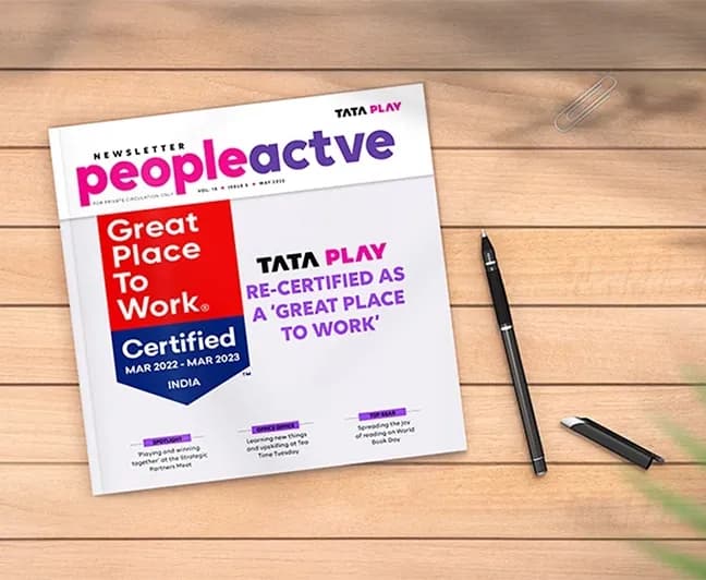 PeopleActve, Tata Play's Internal Magazine
