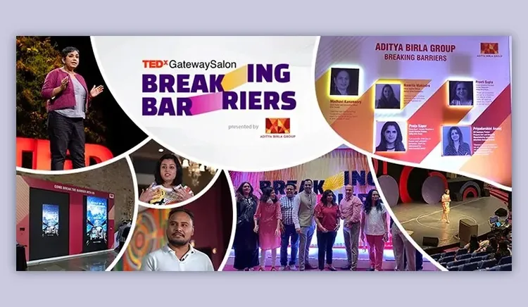 Content marketing strategy for Aditya Birla Group at the TedX Gateway Salon event