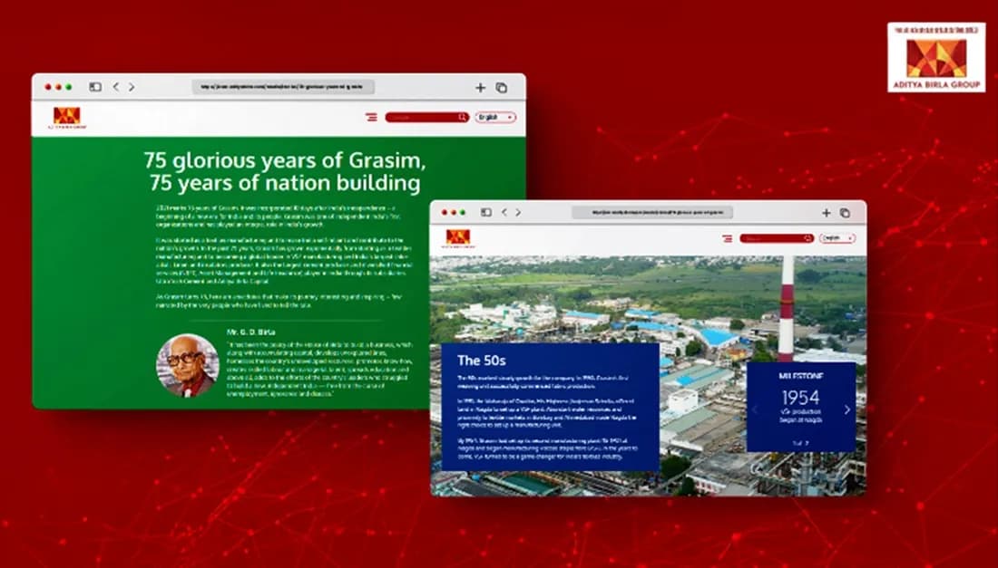 Enhancing Grasim's Brand narrative through powerful visual storytelling