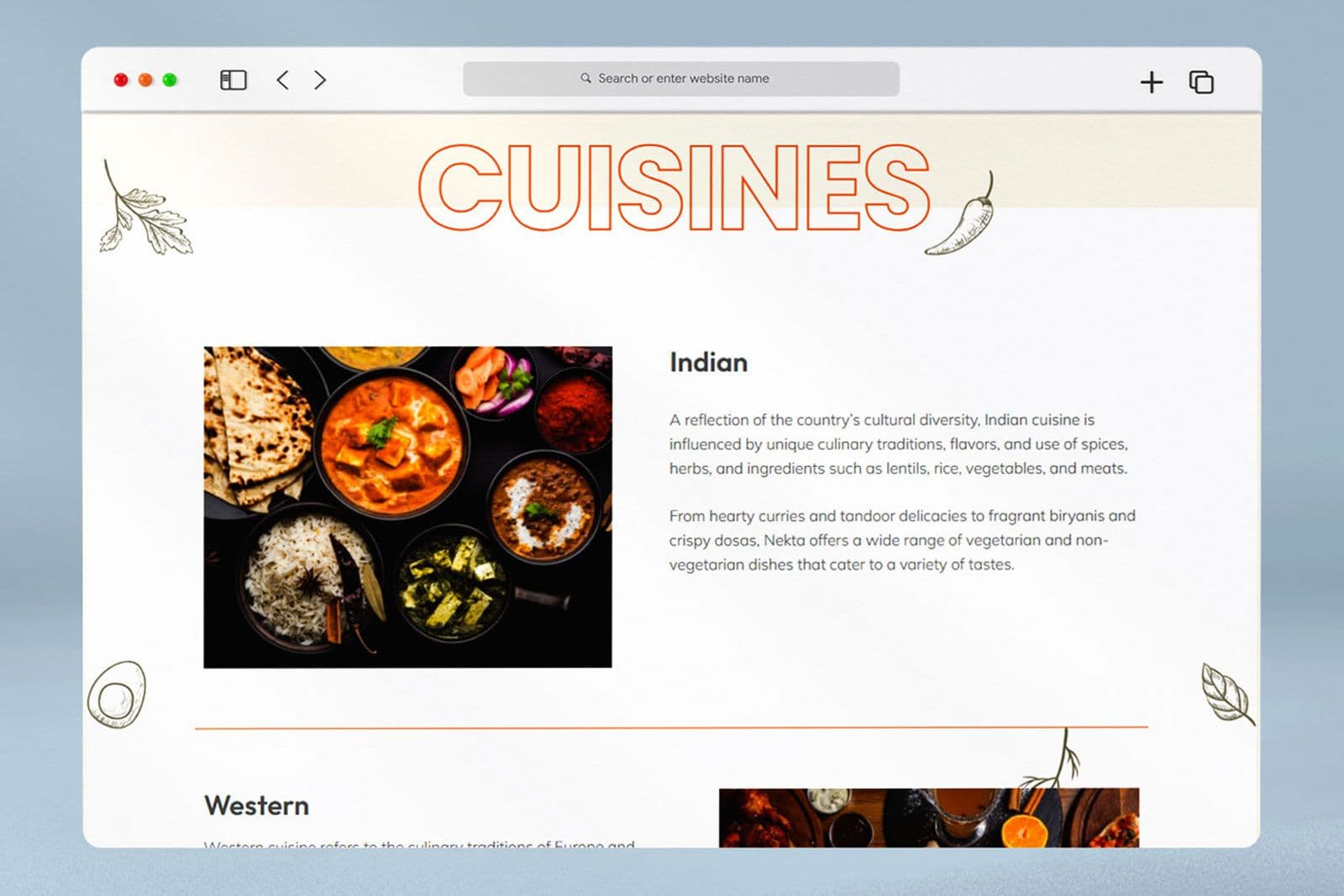 Nekta website