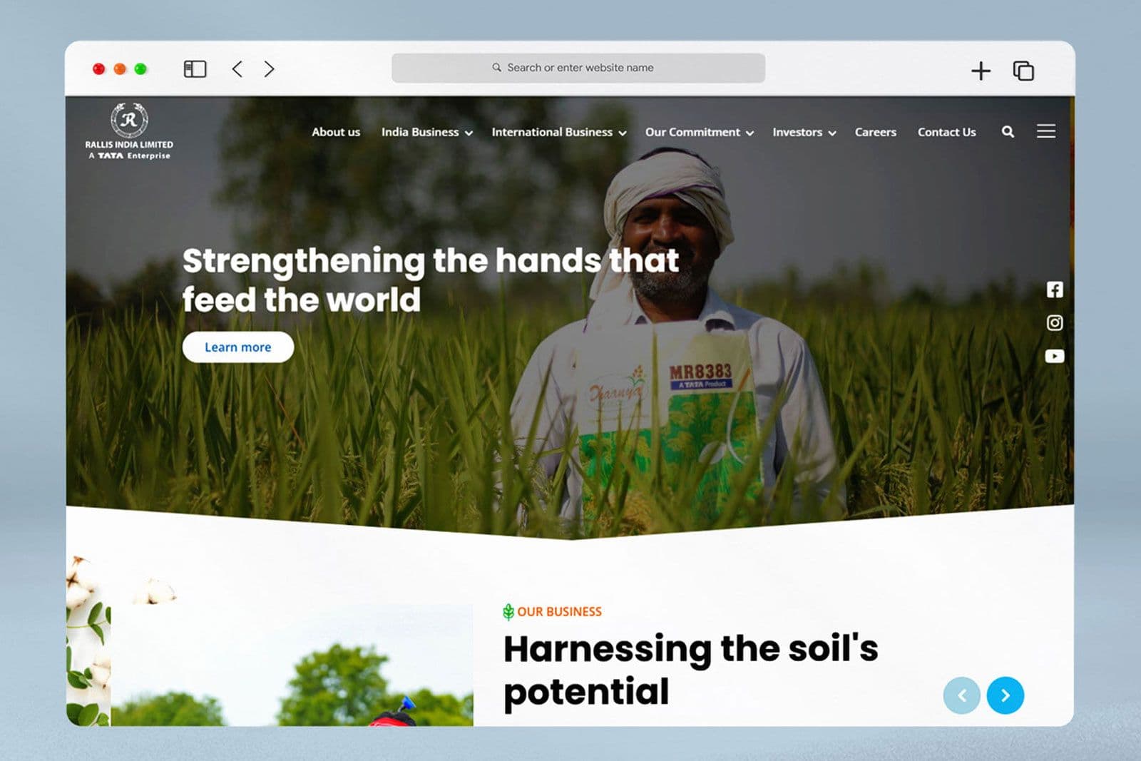 Rallis India website