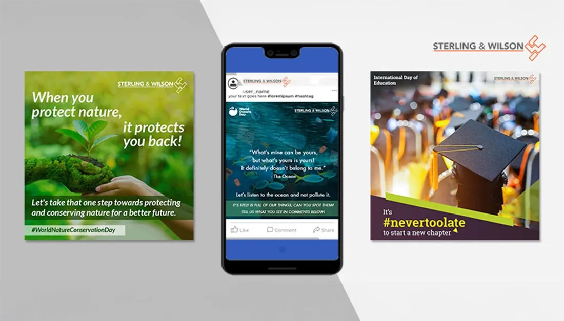 Creating strategic content for Sterling & Wilson to enhance employee engagement