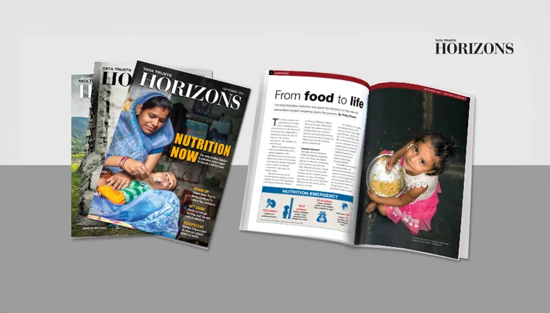 Showcasing impact of projects through Tata Horizons magazine