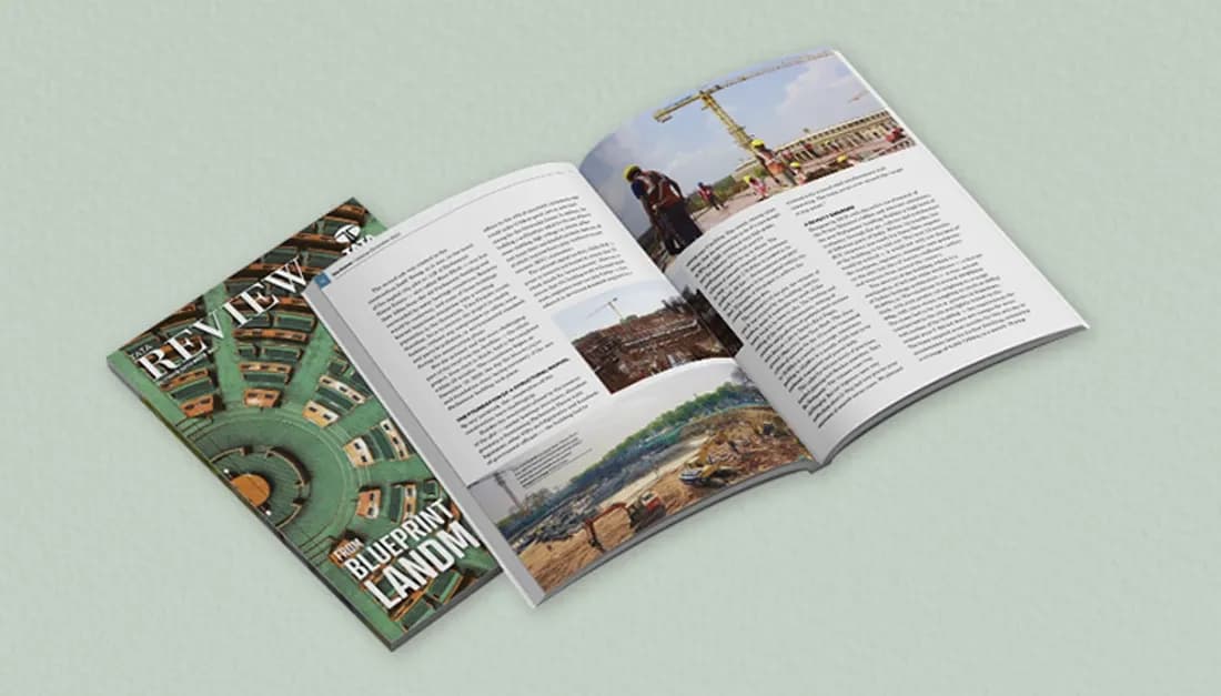 Elevating Tata Review magazine with engaging content and design