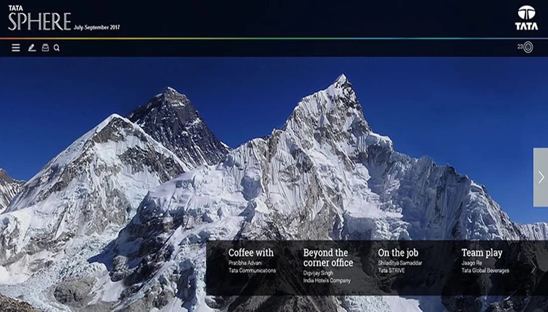 Tata Sphere digital magazine