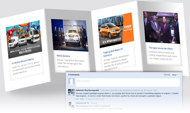 Tata Motors social media