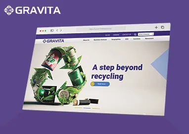Gravita India Corporate website: Intuitive design brought to life with SEO-first content
