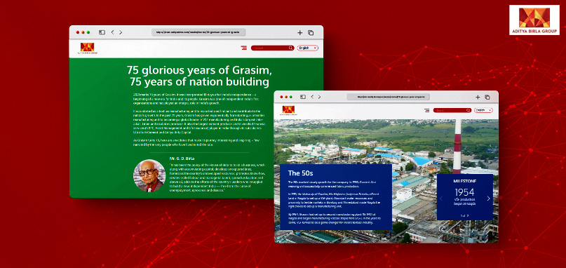 Grasim Industries – visual storytelling for its 75th anniversary