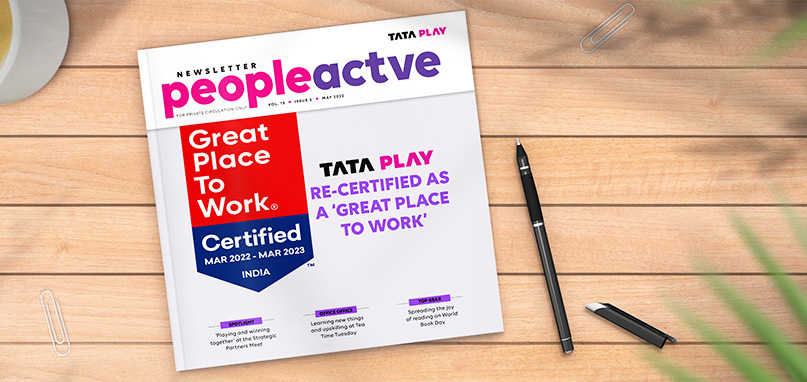 PeopleActve, Tata Play's Internal Magazine