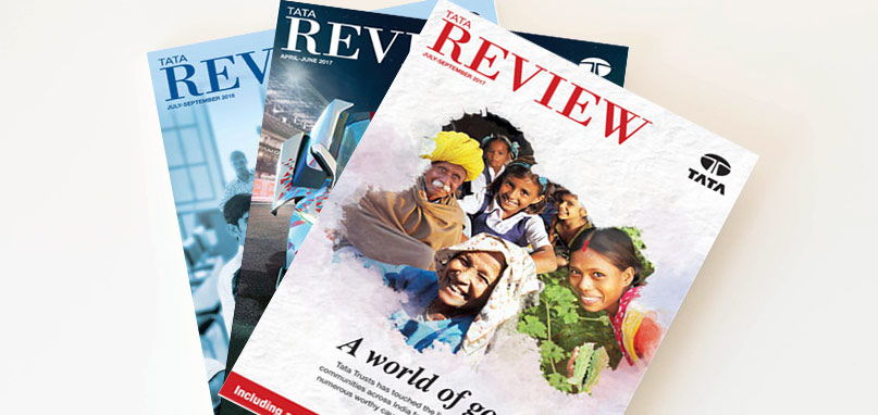 Tata Review magazine design case study